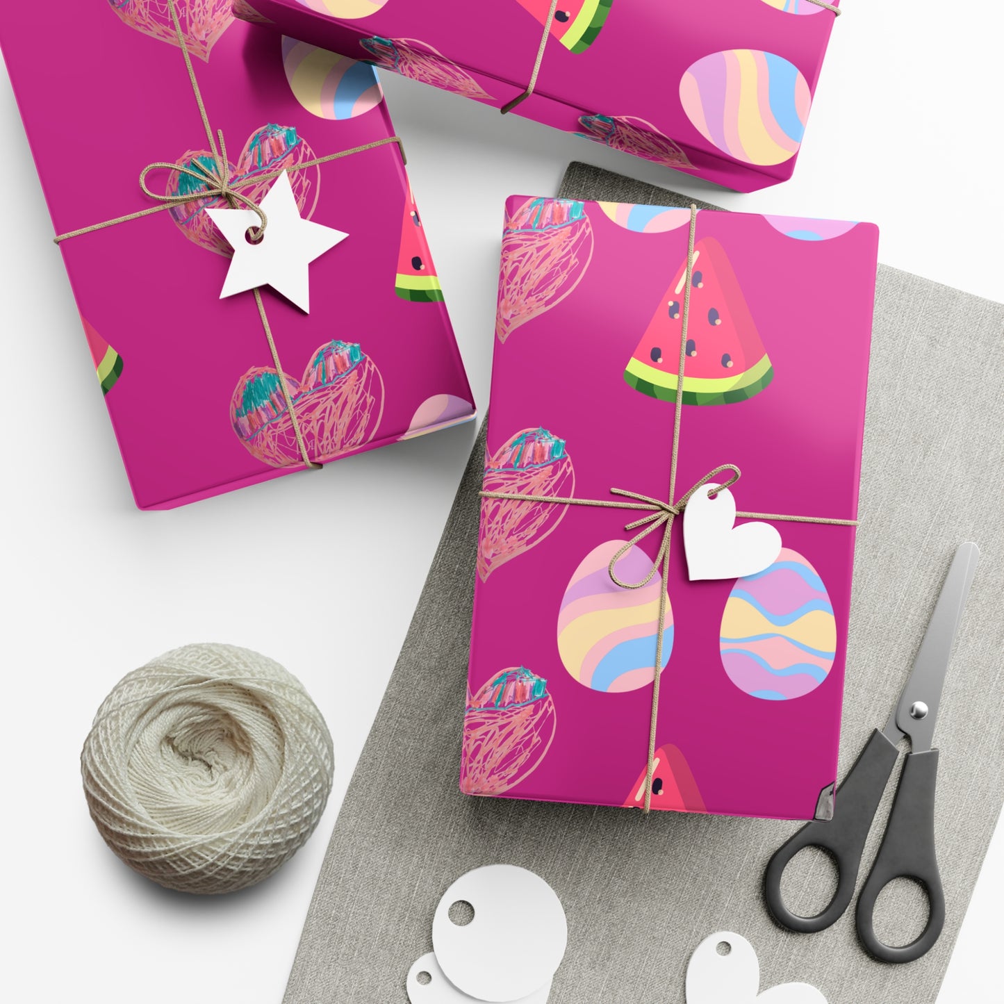 Gift Wrap Papers - Fun and Bright Design - Amazing Maddie!