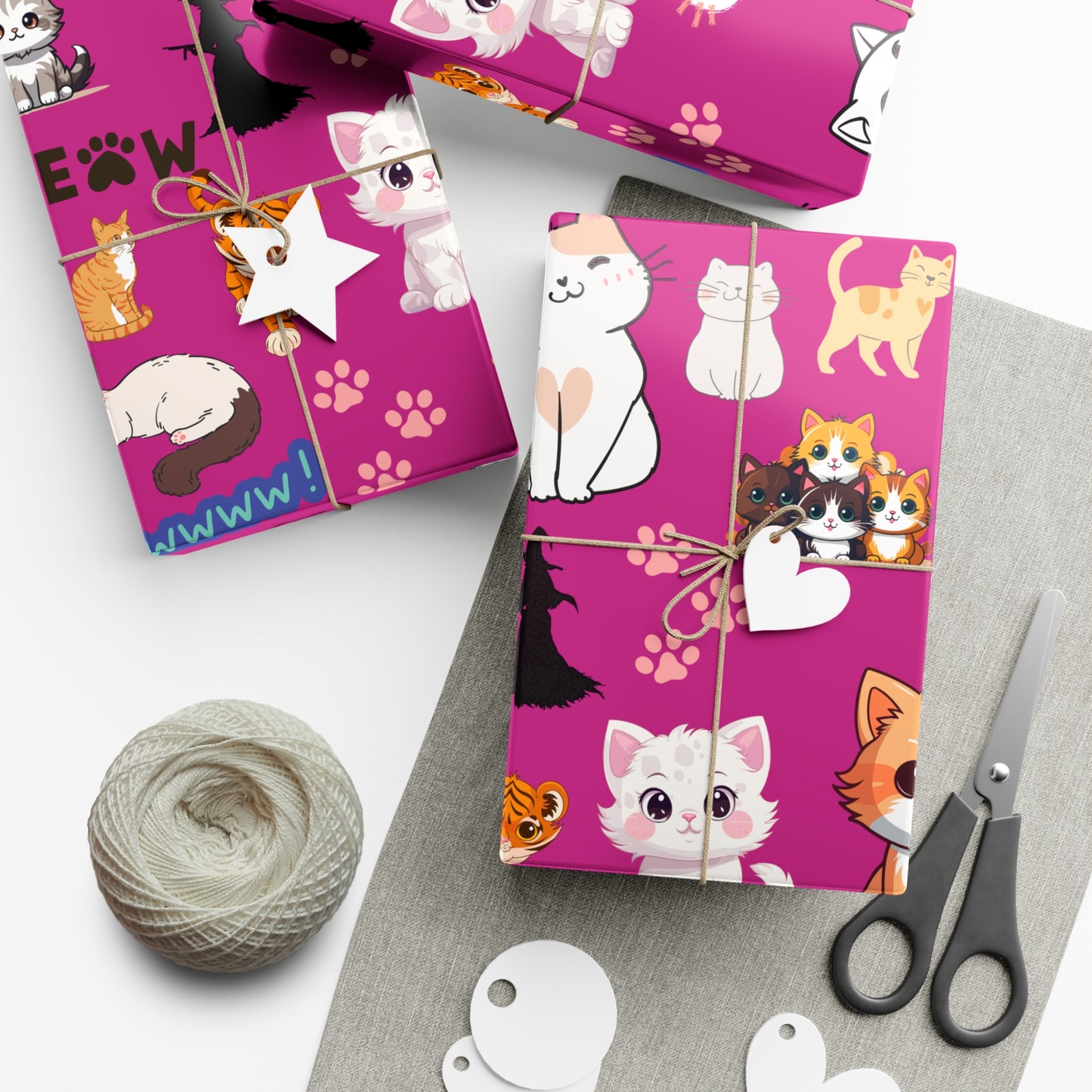 Gift Wrap Papers - Fun and Bright Animal Design - Amazing Maddie!