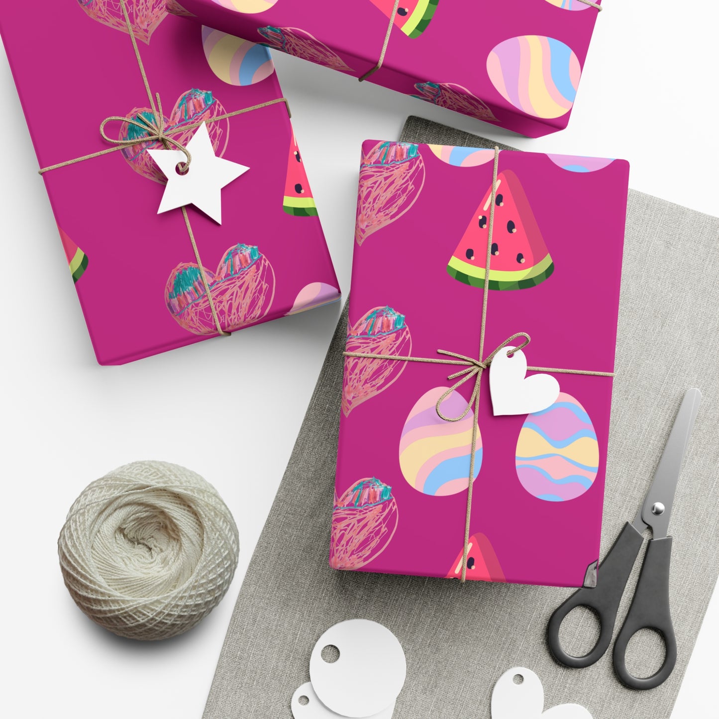 Gift Wrap Papers - Fun and Bright Design - Amazing Maddie!