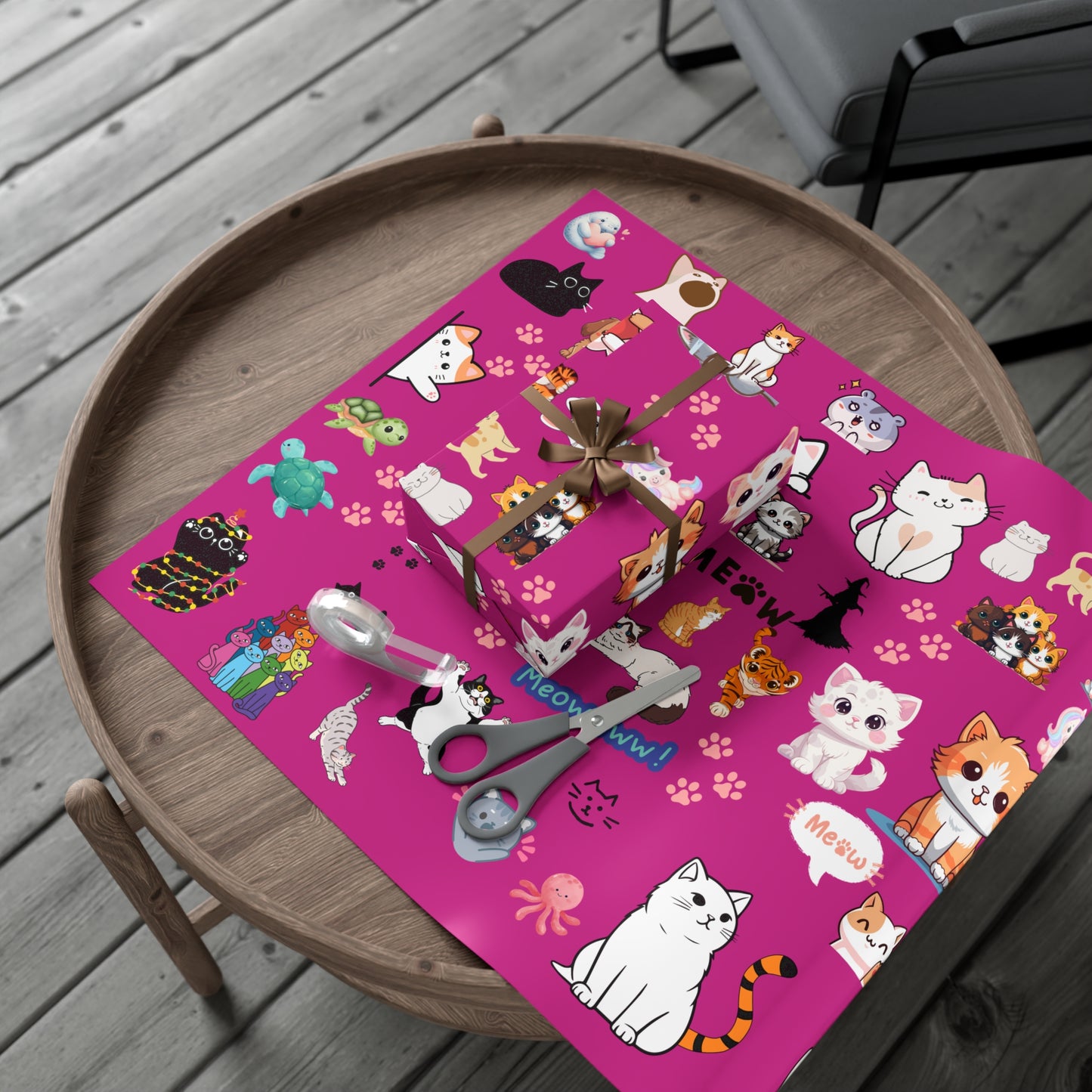 Gift Wrap Papers - Fun and Bright Animal Design - Amazing Maddie!