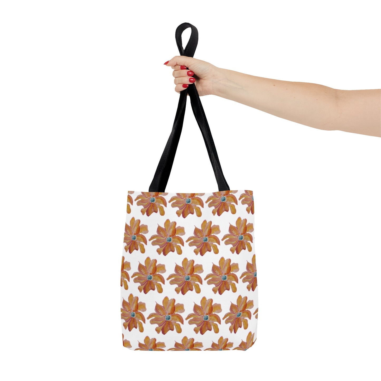 Warm Sunset Bloom Tote Bag (AOP)