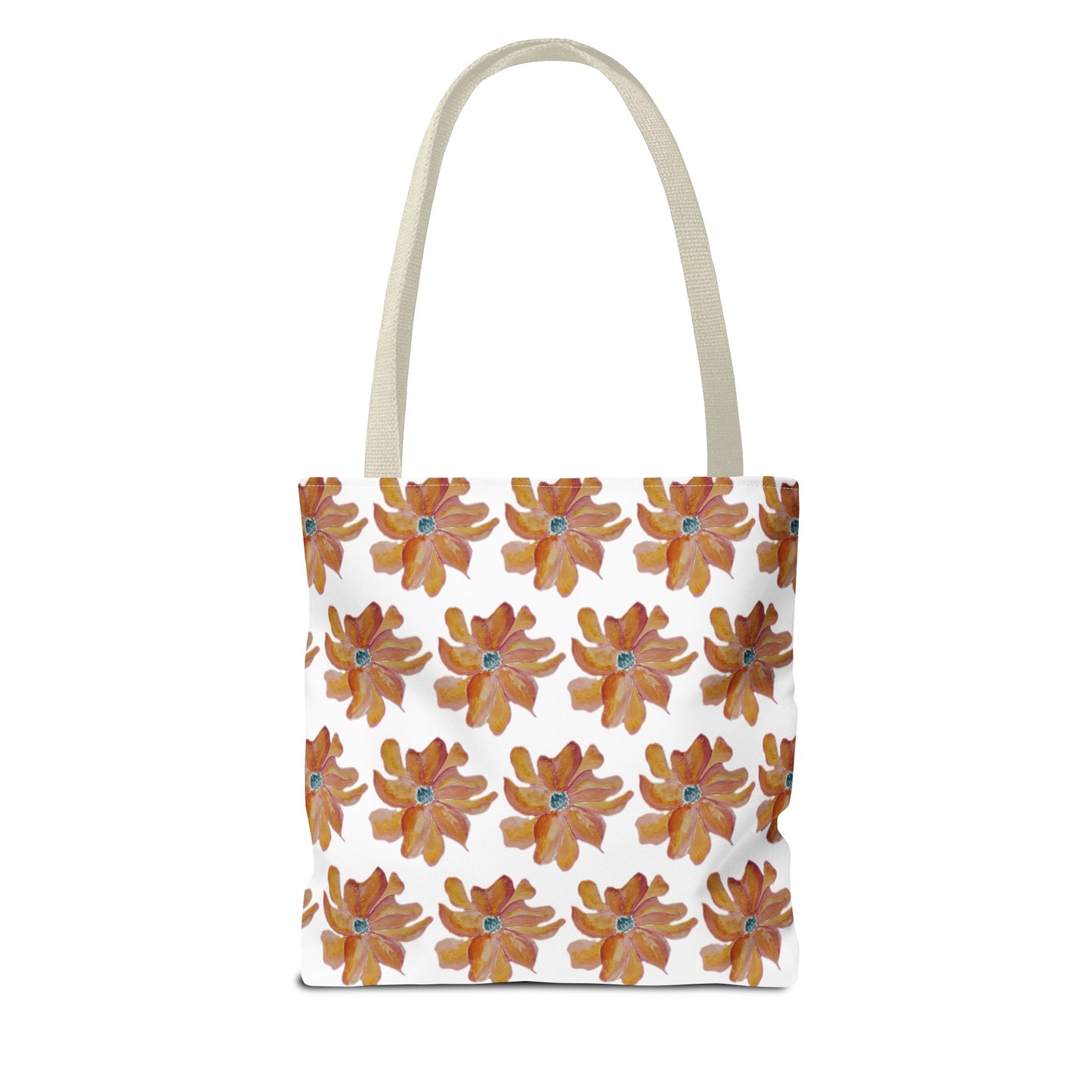 Warm Sunset Bloom Tote Bag (AOP)