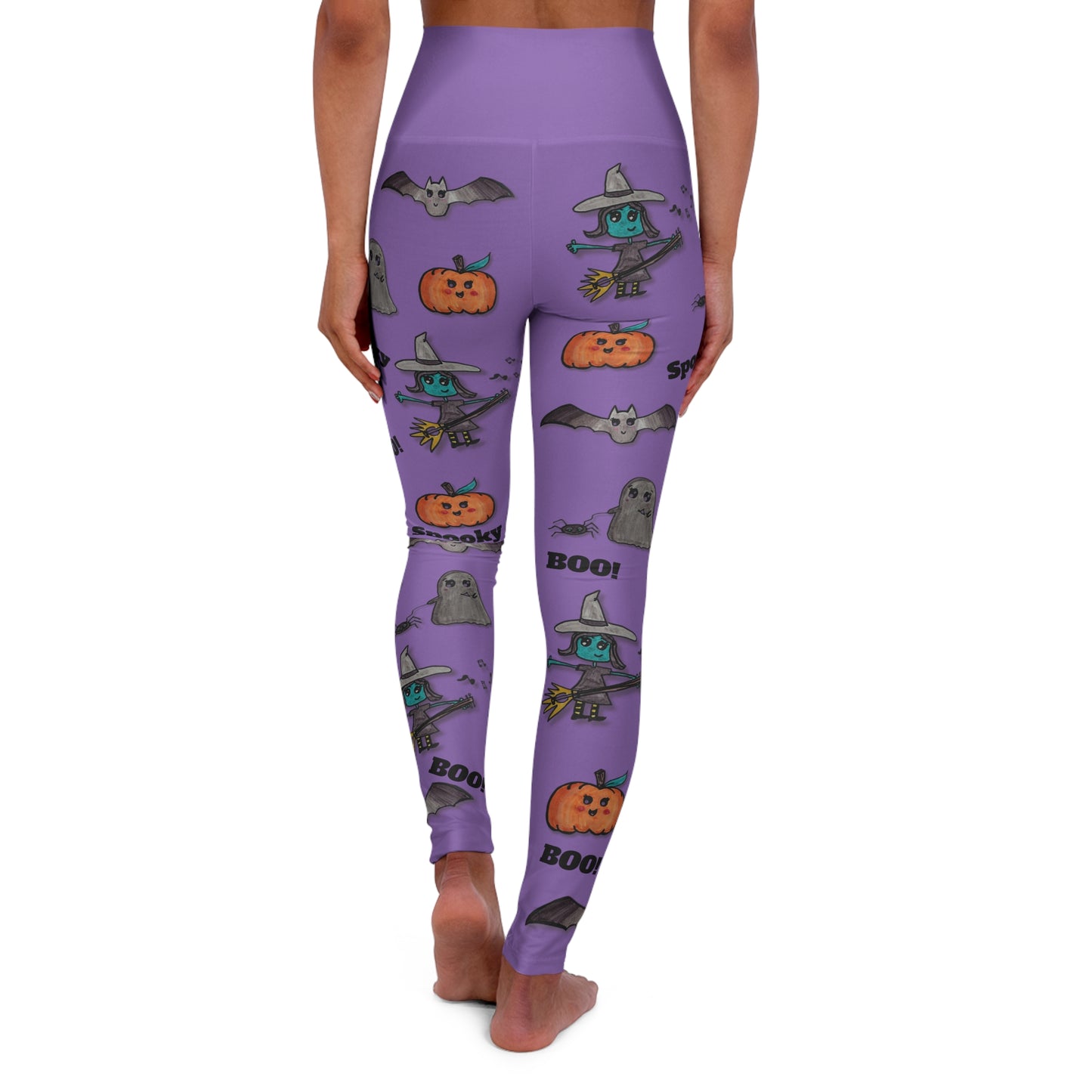 Spooky Jamboree - High Waisted Yoga Leggings