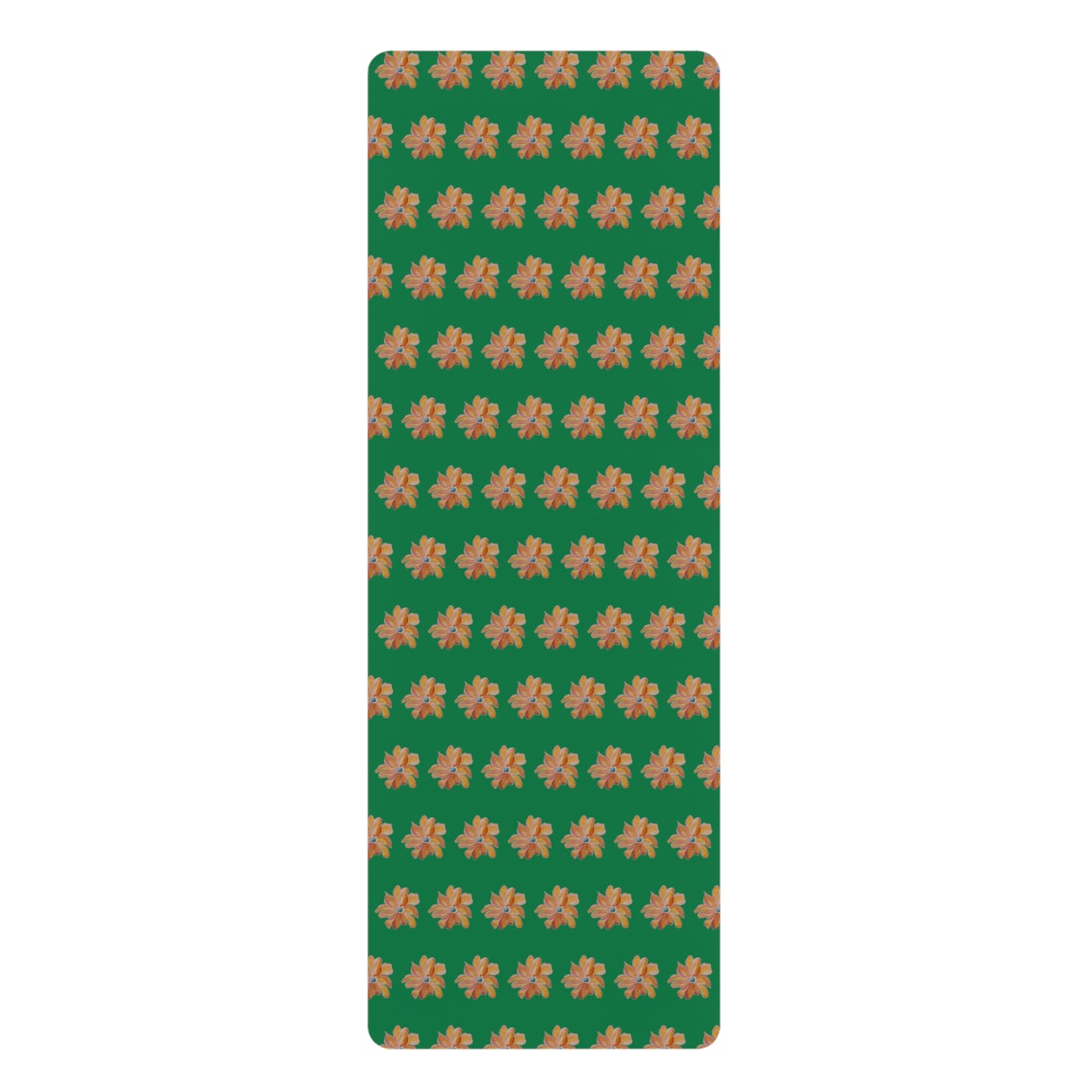 Warm Sunset Bloom Yoga Mat