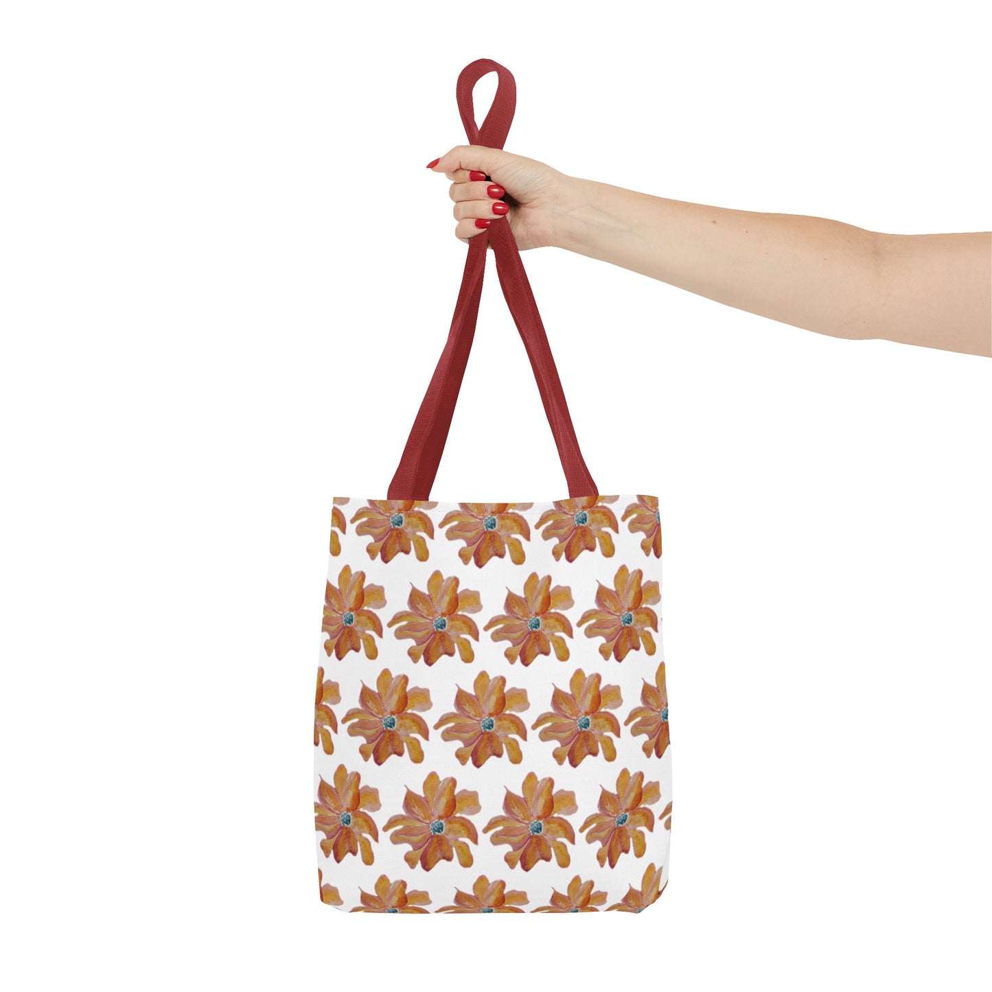 Warm Sunset Bloom Tote Bag (AOP)