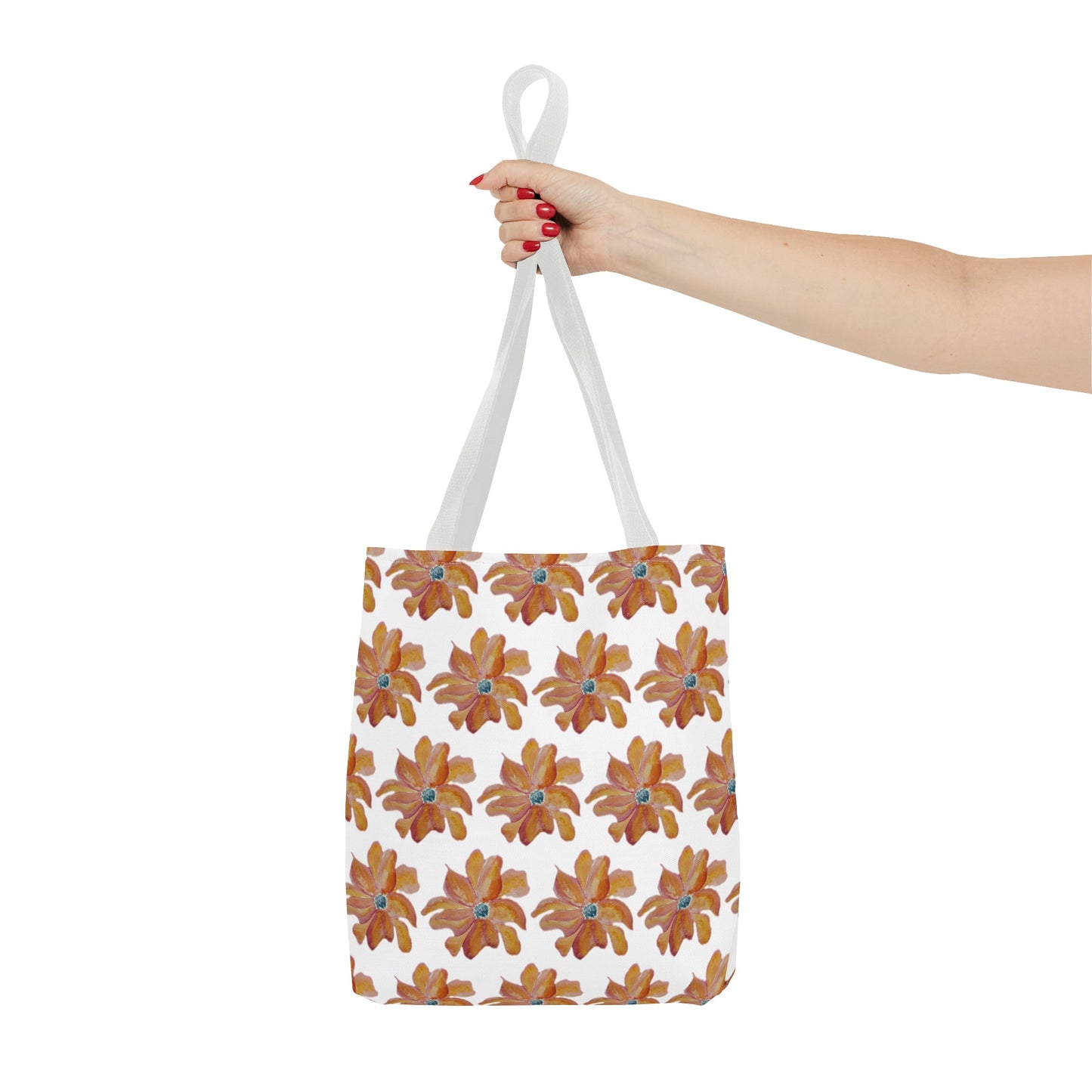 Warm Sunset Bloom Tote Bag (AOP)