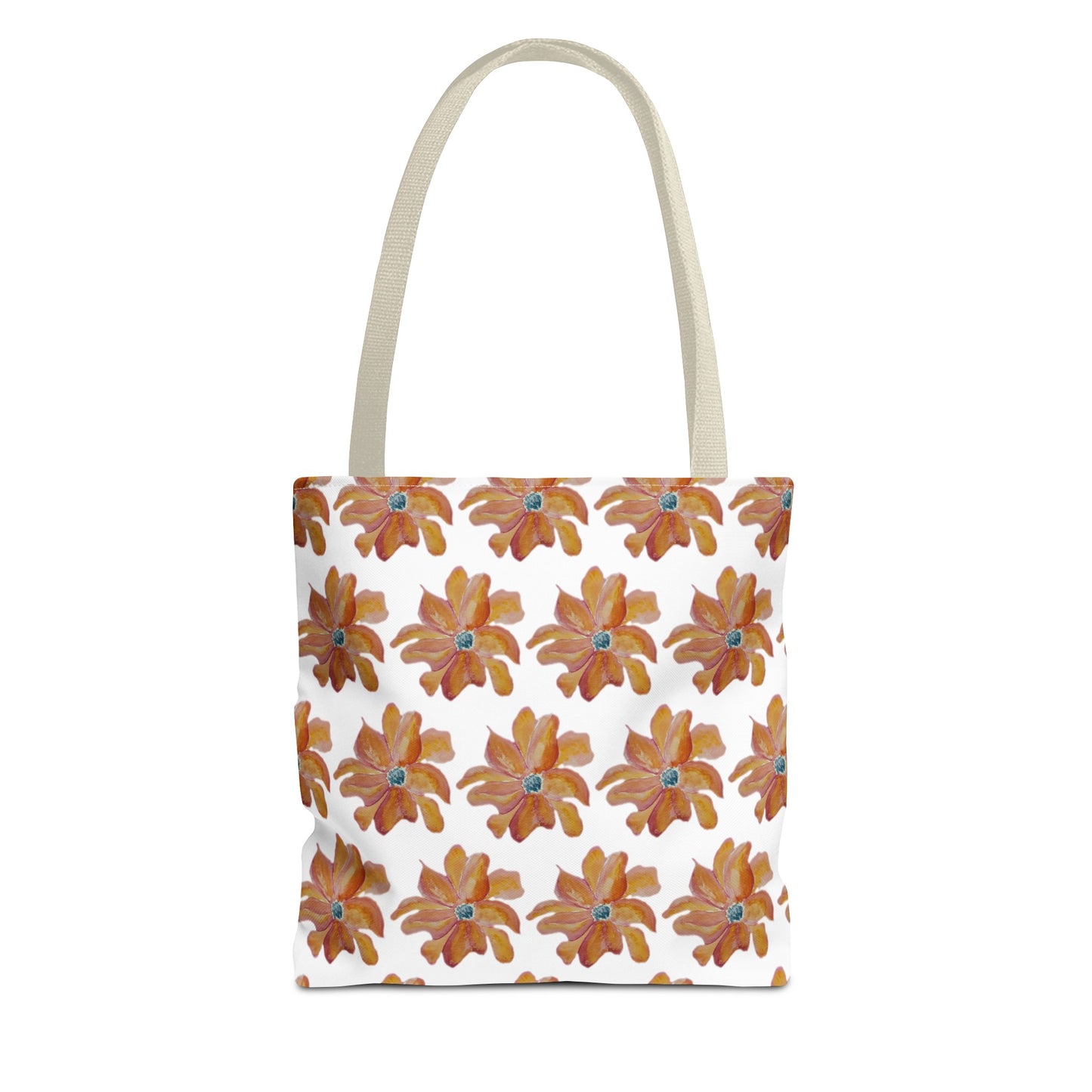 Warm Sunset Bloom Tote Bag (AOP)