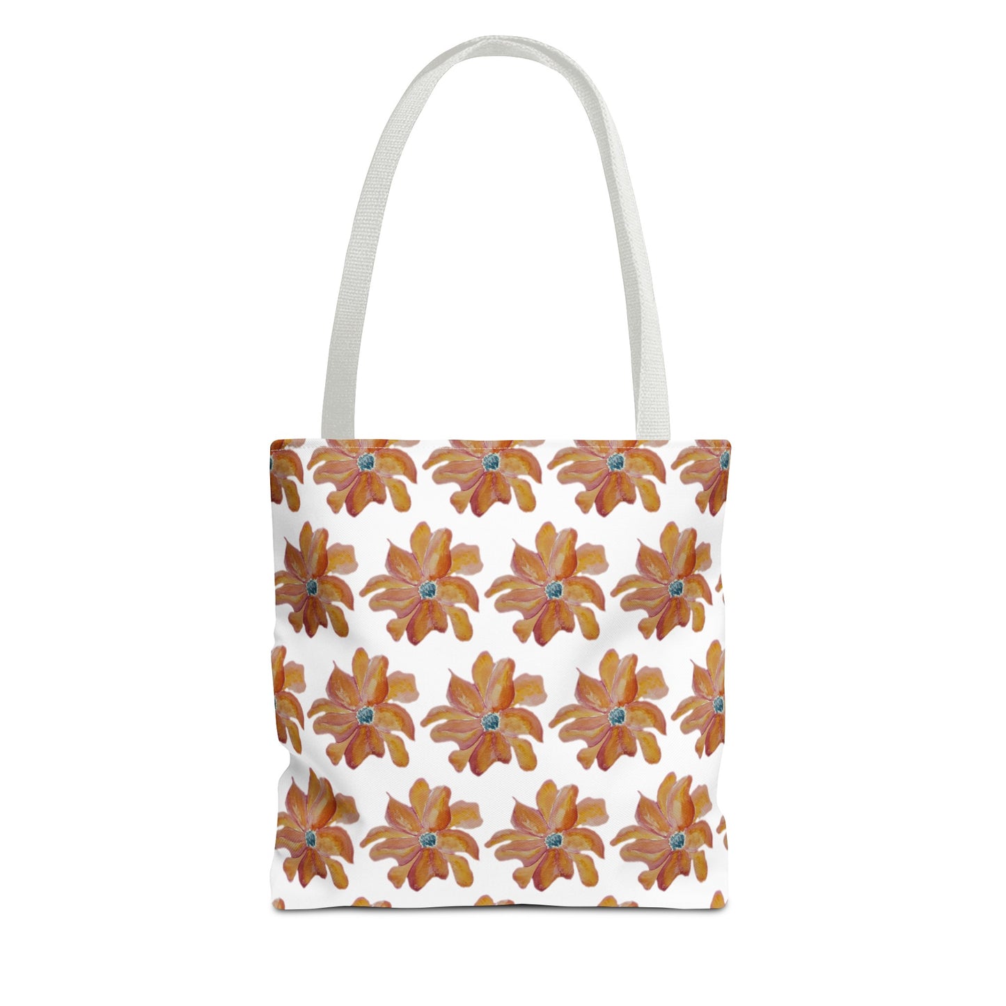 Warm Sunset Bloom Tote Bag (AOP)